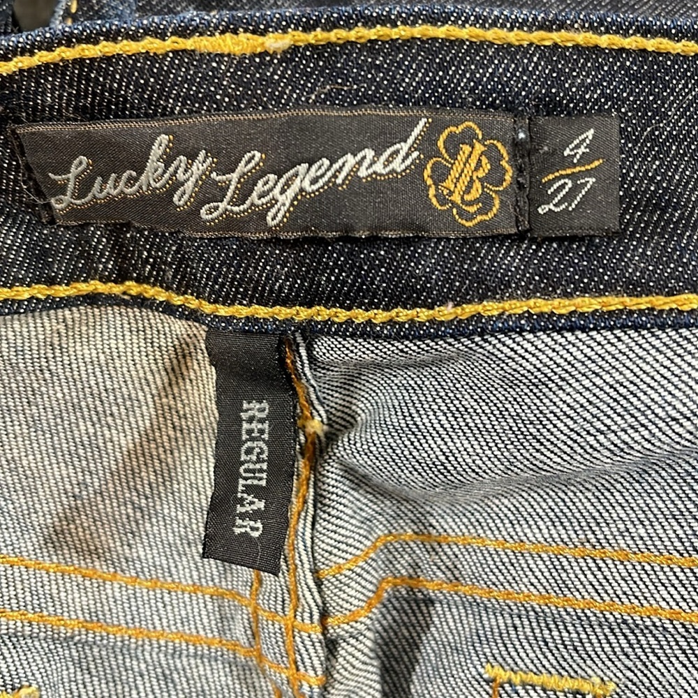 LUCKY Brand Legend Zoe Straight Leg Blue Denim Jeans Size 4 - Picture 8 of 12
